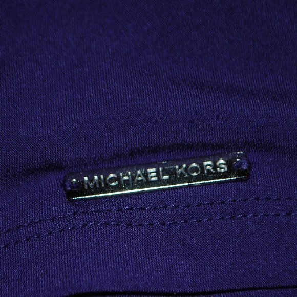 Michael Kors Purple Top with Ladderback Sleeves - XL - Picture 9 of 11